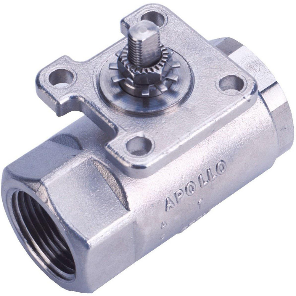 Apollo® Manual Ball Valve: 3/8" Pipe, Standard Port, Stainless Steel - 76AR264