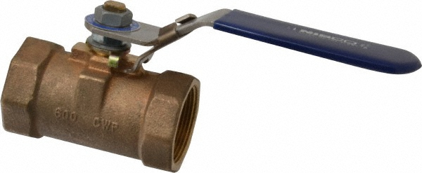 NIBCO Standard Manual Ball Valve: 1-1/2" Pipe, Reduced Port - NL940SC