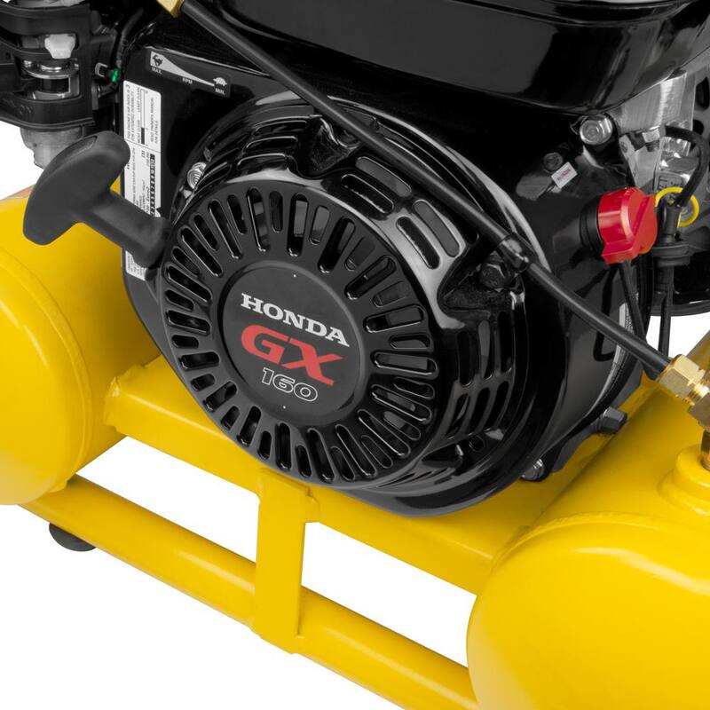 DEWALT 4 Gal. Portable Honda Gas Powered Oil Free Direct Drive Air Compressor - DXCMTA5590412