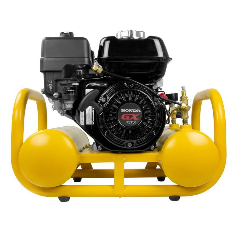 DEWALT 4 Gal. Portable Honda Gas Powered Oil Free Direct Drive Air Compressor - DXCMTA5590412