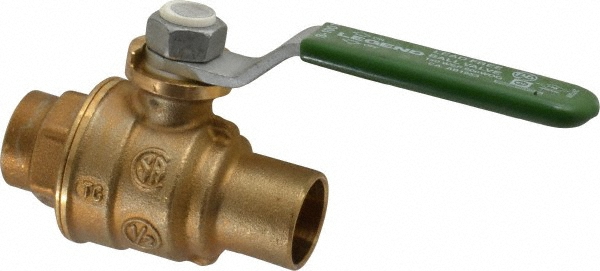 Legend Valve Full Port Bi-Directional Manual Ball Valve: 1/2" Pipe, Full Port - 101-043NL