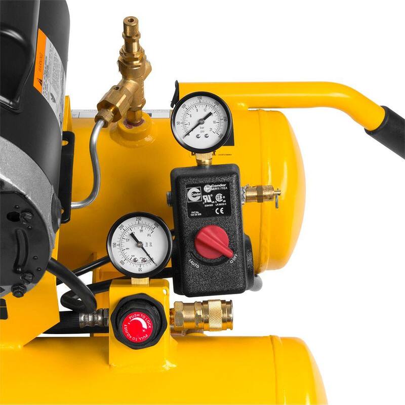 DEWALT 8 Gal. 155 PSI 1.9 HP Electric Dual Voltage Wheelbarrow Air Compressor - DXCMTA1980854