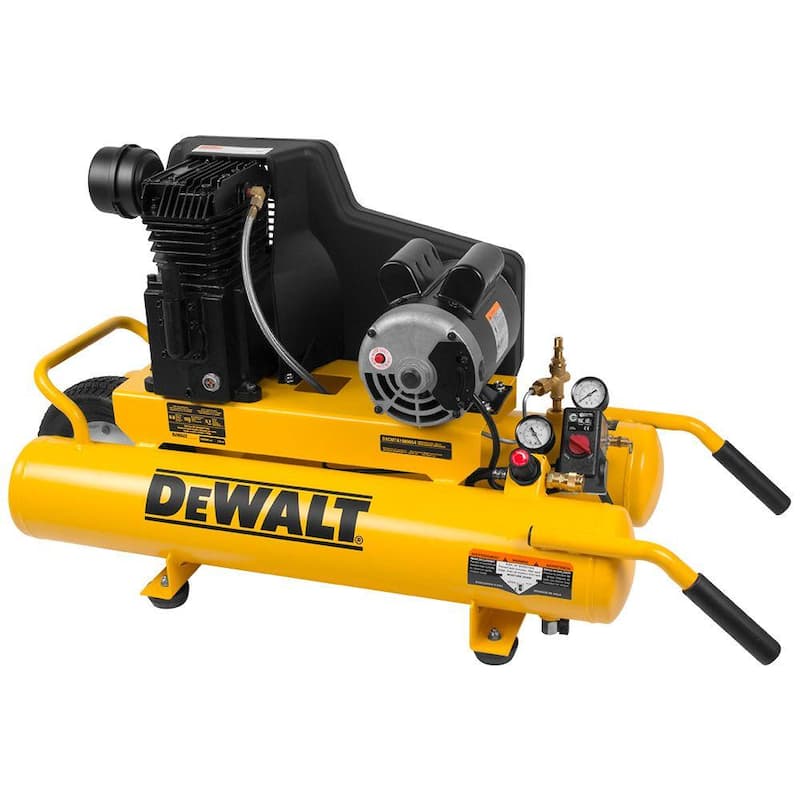 DEWALT 8 Gal. 155 PSI 1.9 HP Electric Dual Voltage Wheelbarrow Air Compressor - DXCMTA1980854