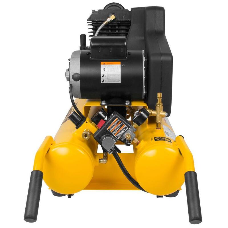 DEWALT 8 Gal. 155 PSI 1.9 HP Electric Dual Voltage Wheelbarrow Air Compressor - DXCMTA1980854