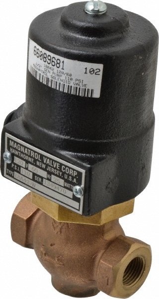 Parker Solenoid Valve: 1/4" Port, NPT - 71315SN2GV00