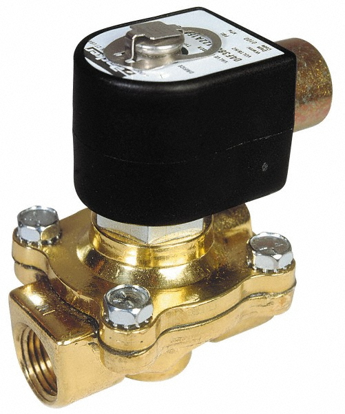 Parker Solenoid Valve: 3/4" Port, NPT - 12FS3C2348ACF