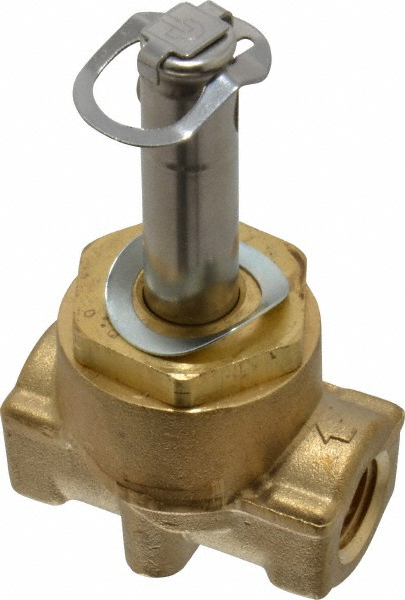 Parker Solenoid Valve: 2-Way & 2-Position, 1/4" Port - 20LC04LN7C7B