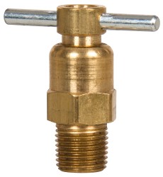Eaton 5/8" Pipe, Steel Hose to Pipe Drain Cock & Shutoff Valve - 211280A