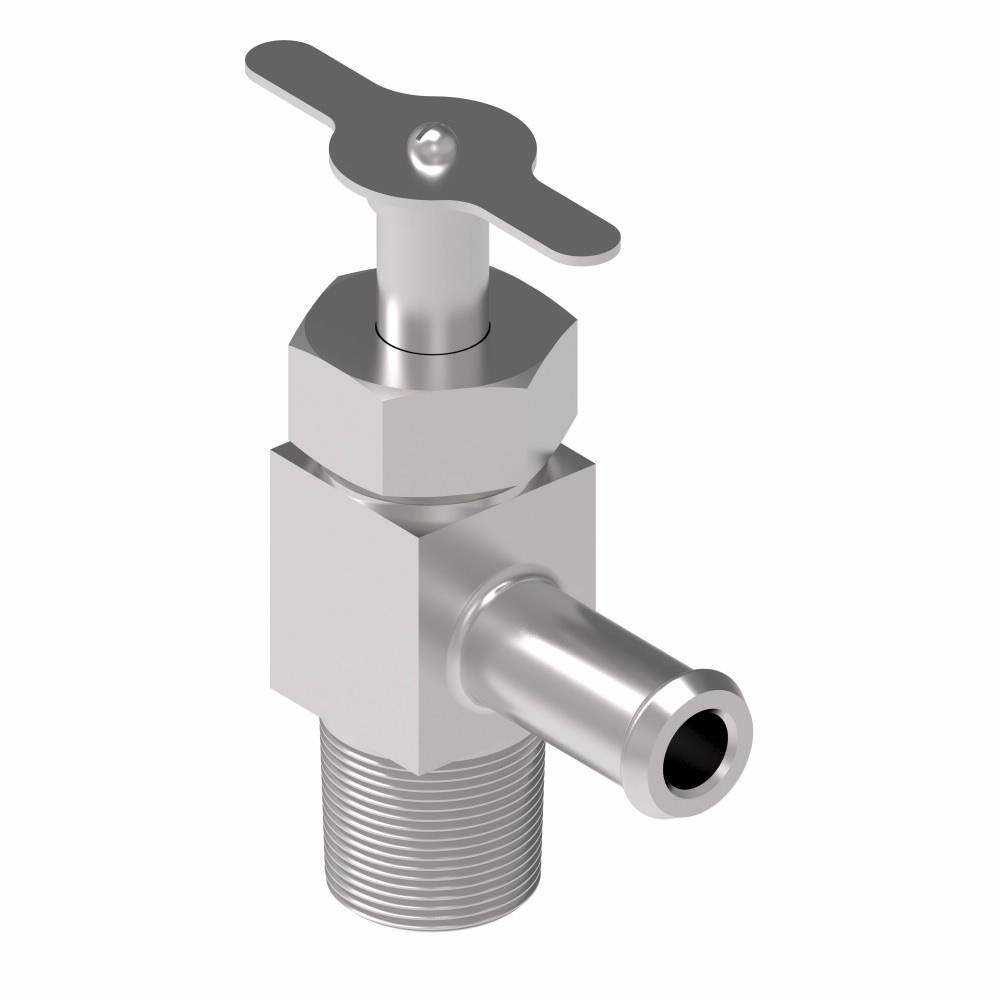Eaton 5/8" Pipe, Steel Hose to Pipe Drain Cock & Shutoff Valve - 211280A