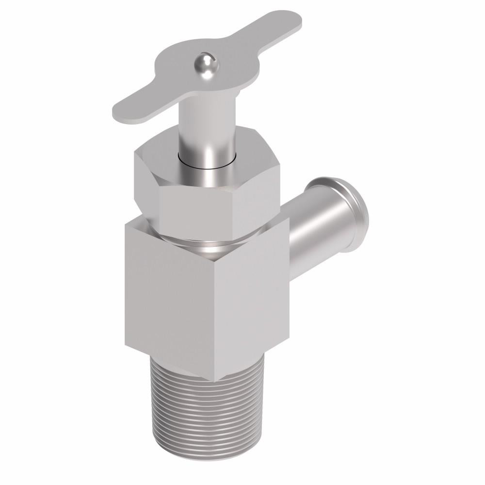 Eaton 5/8" Pipe, Steel Hose to Pipe Drain Cock & Shutoff Valve - 211280A