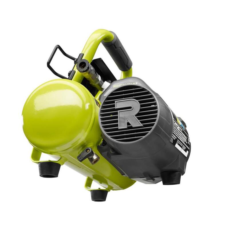 RYOBI ONE+ 18V Cordless 1 Gal. Portable Air Compressor and 2.0 Ah Compact Battery and Charger Starter Kit - P739-PSK005