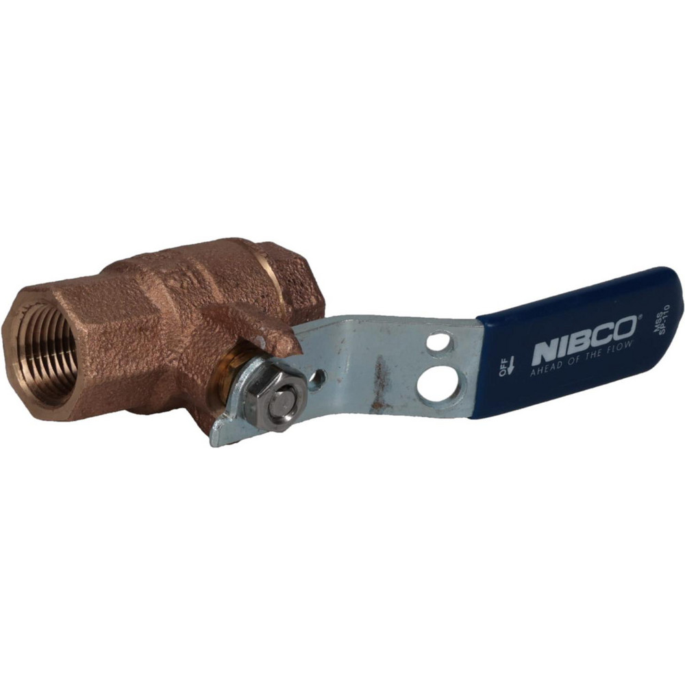 NIBCO Standard Manual Ball Valve: 1/2" Pipe, Full Port - NL95H06