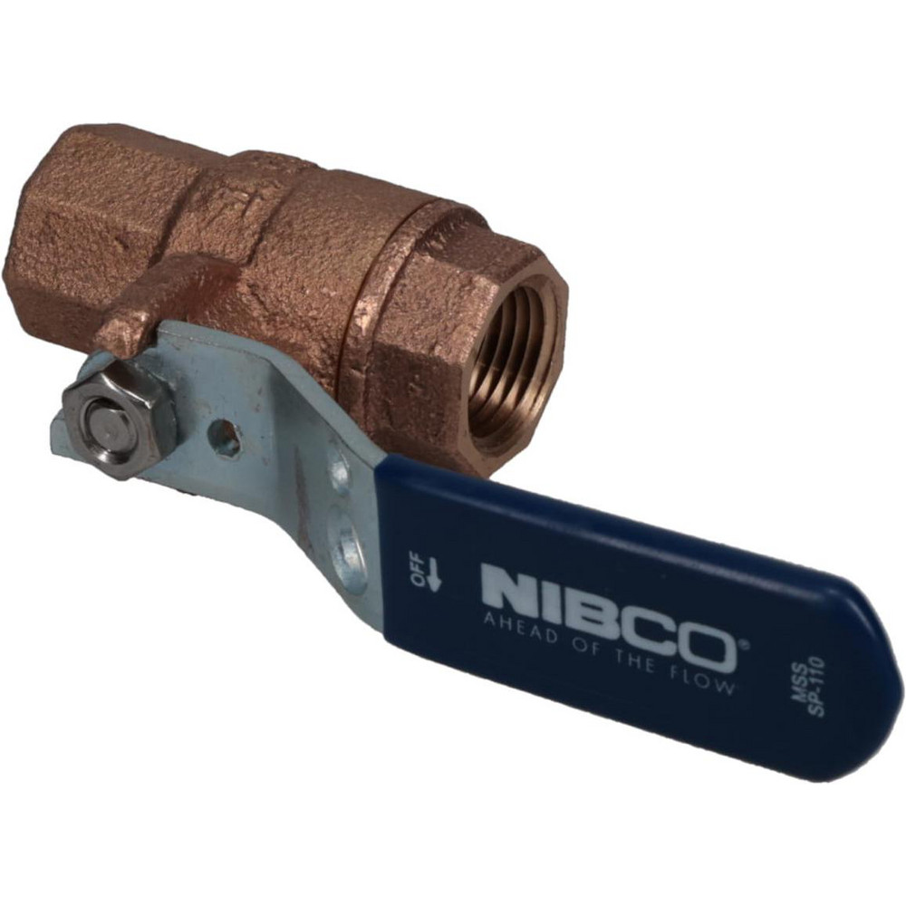 NIBCO Standard Manual Ball Valve: 1/2" Pipe, Full Port - NL95H06