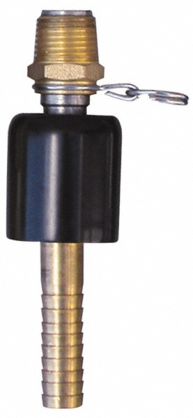 SuperKlean 1/2 NPT x 1/2" Hose Barb, Ball Type Swivel Hose Adapter - 8-B1/2-B