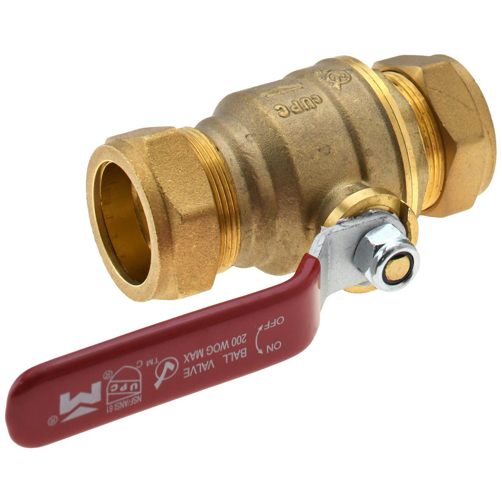 Value Collection Standard Manual Ball Valve: 1" Pipe, Full Port - 107-025NL