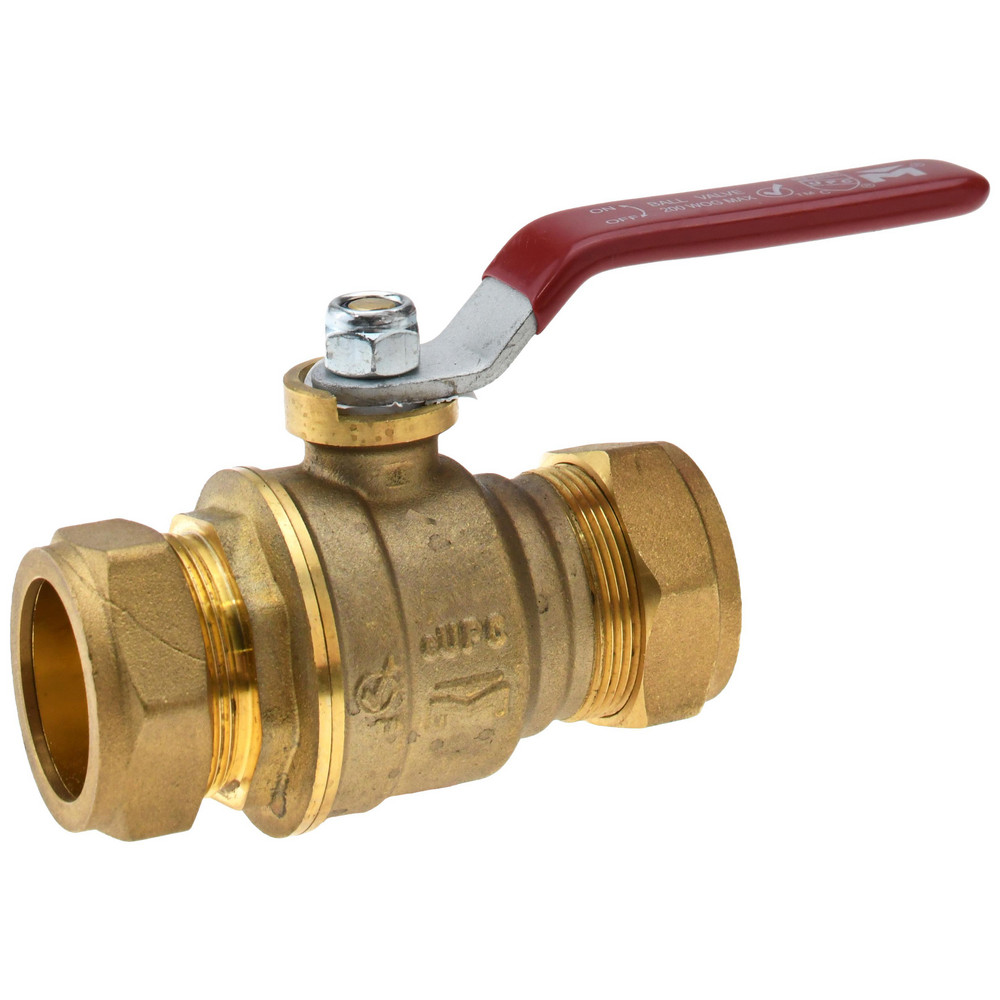 Value Collection Standard Manual Ball Valve: 1" Pipe, Full Port - 107-025NL