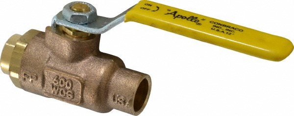 NIBCO Standard Manual Ball Valve: 2-1/2" Pipe, Standard Port - NJ8300E