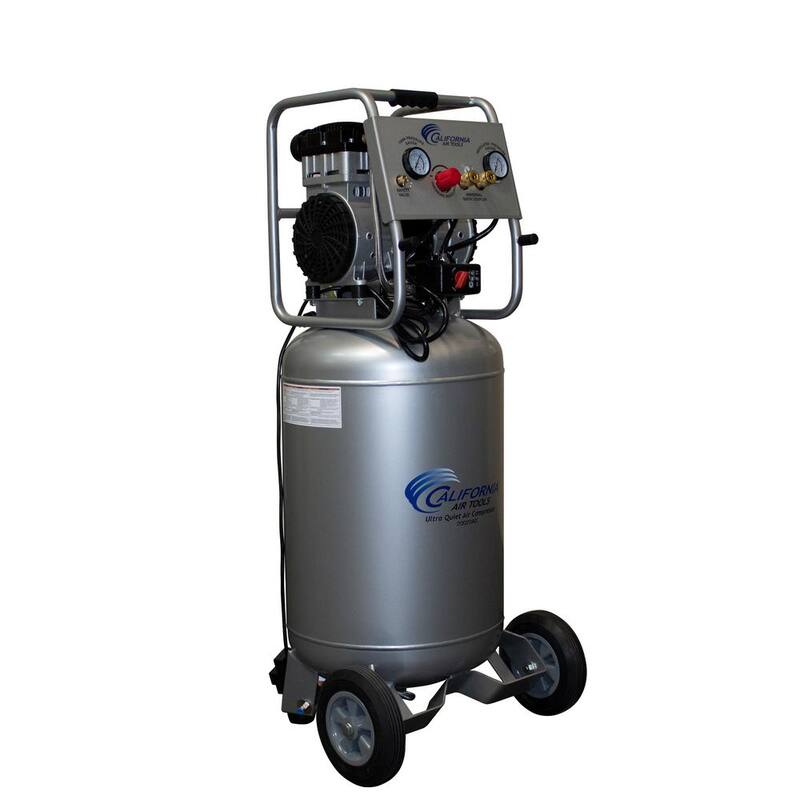 California Air Tools 20 Gal. 2.0 HP Ultra Quiet and Oil-Free Electric Air Compressor - 20020AD