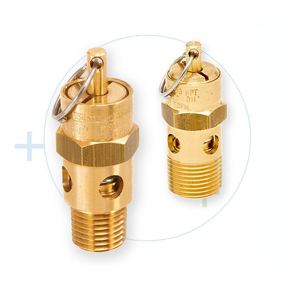 Control Devices ASME Safety Relief Valve: 1/4" Inlet, 34 CFM, 100 Max psi - SP25-1A100