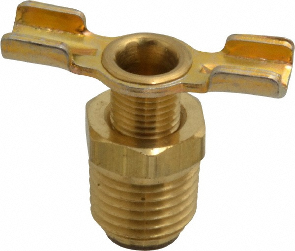 Value Collection 1/2" Pipe, External Seat Drain Cock & Shutoff Valve - KP27380