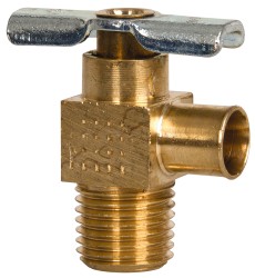 Value Collection 1/2" Pipe, External Seat Drain Cock & Shutoff Valve - KP27380
