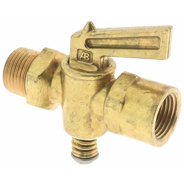 Value Collection 1/2" Pipe, External Seat Drain Cock & Shutoff Valve - KP27380