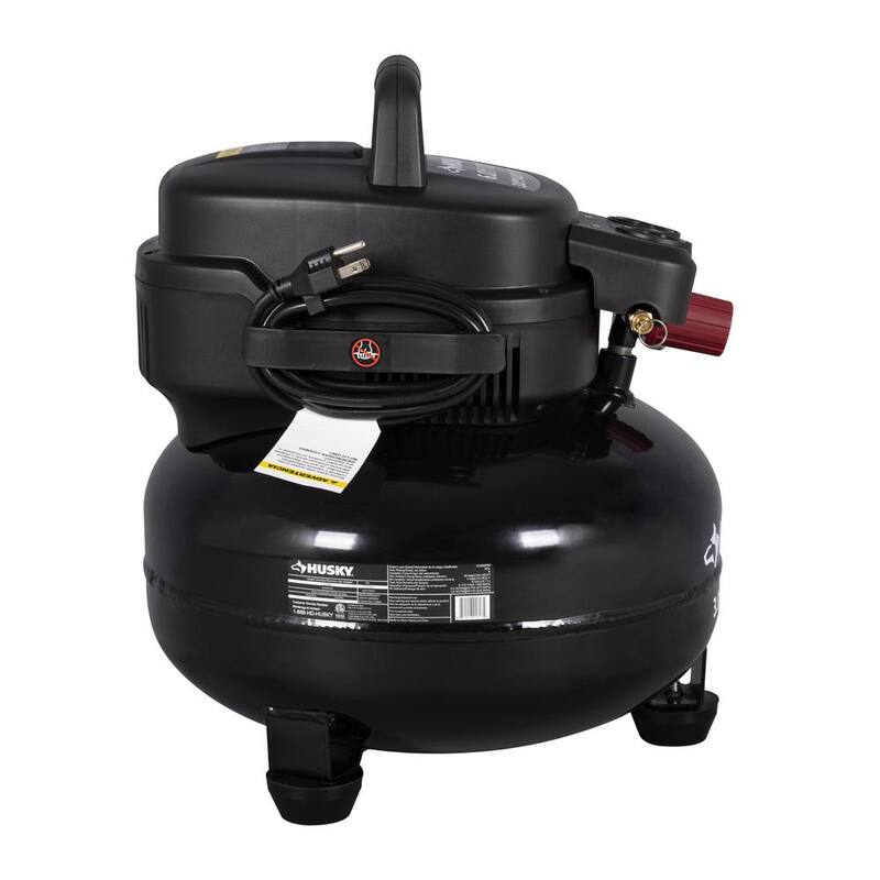 Husky 6 Gallon 175 PSI Electric Pancake Air Compressor - 0210646