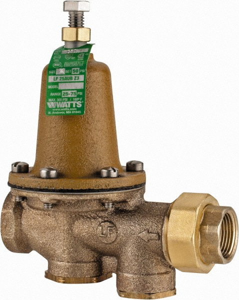 Winters 1/4" Pipe, FNPT x FNPT End Connection, Lead Free Brass Pressure Regulating Valve - SNV510LF