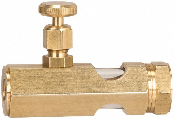 Brennan Needle Valve: Straight, 1/2" Pipe, Stainless Steel Body, Polytetrafluoroethylene Seal - NVN-2020-SS