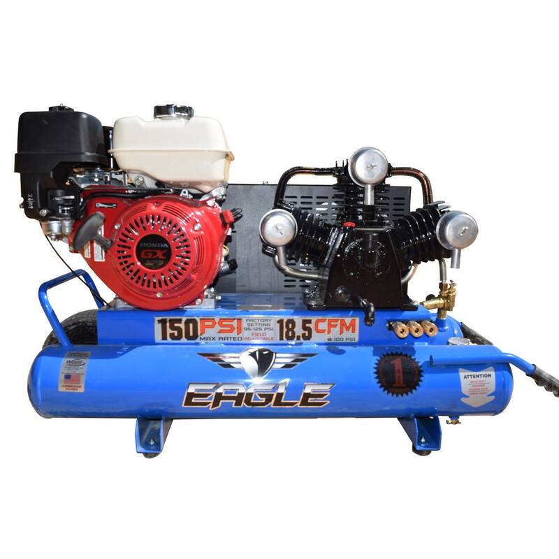 Eagle 10 Gal. Honda Gas Wheelbarrow Air Compressor - TT90G