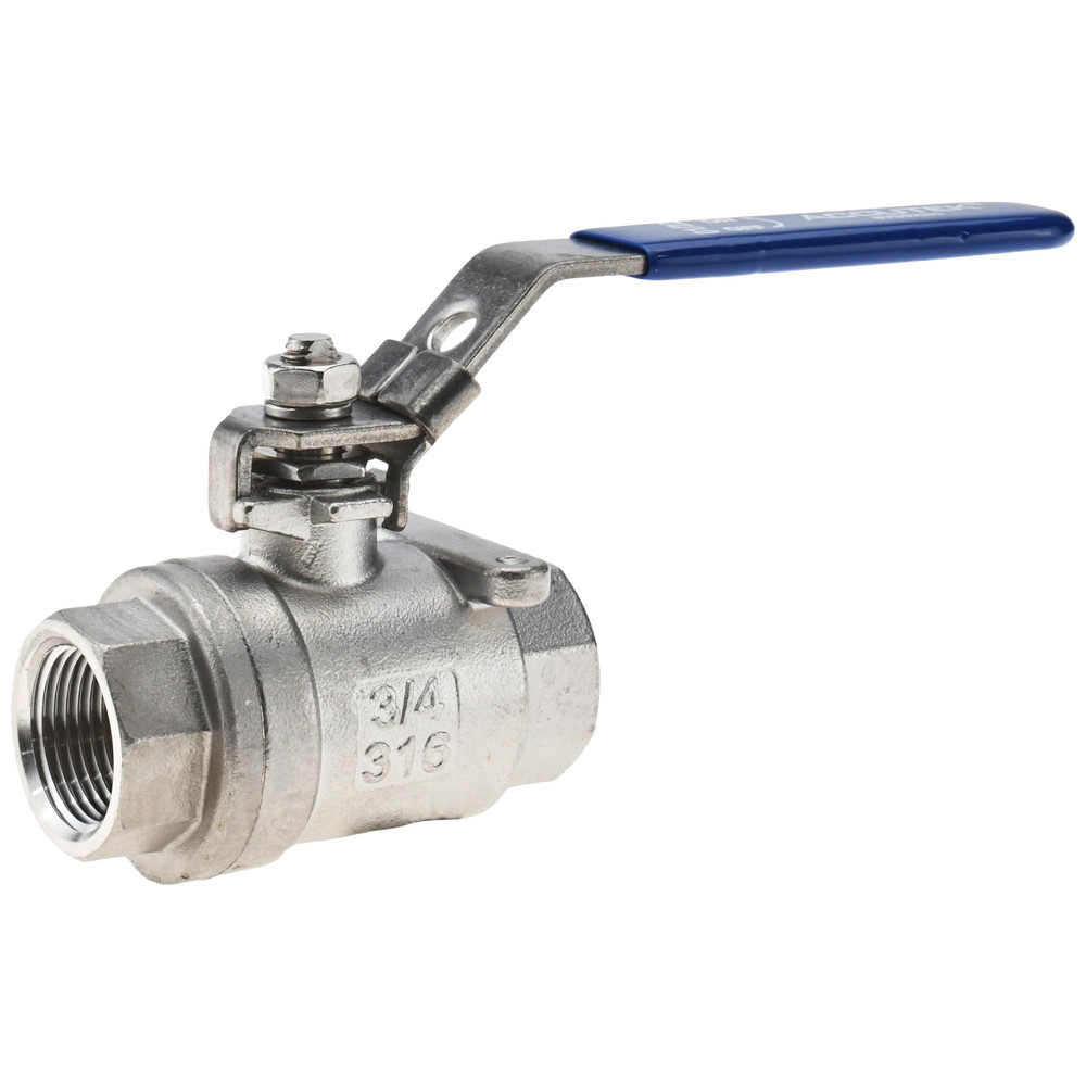 Parker Full Port Manual Ball Valve: 3/4" Pipe, Full Port - BD-BV-0773-1