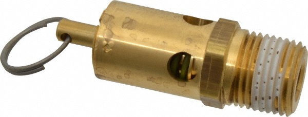 Conrader ASME Safety Relief Valve: 1/2" Inlet, 232 CFM, 125 Max psi - SRV390-125