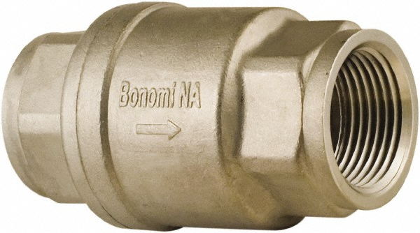 BONOMI Check Valve: 1/4" Pipe - S800 1/4