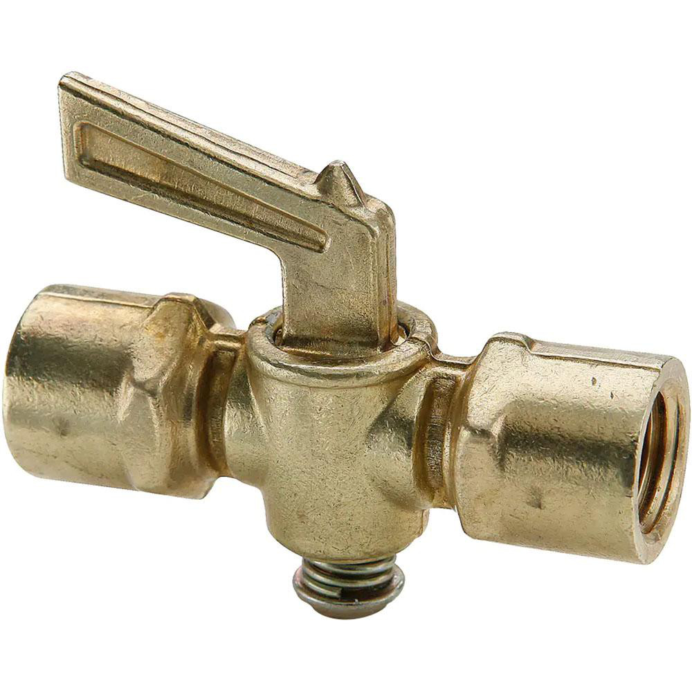 Parker 1/4" Pipe, Female Pipe to Female Pipe Drain Cock & Shutoff Valve - V403P-4-4