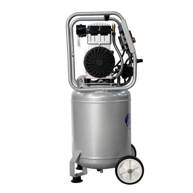 California Air Tools 10 Gal. 2.0 HP Aluminum Rust-Free Air Tank Ultra-Quiet and Oil-Free Electric Air Compressor with Automatic Drain Valve - 10020ACAD