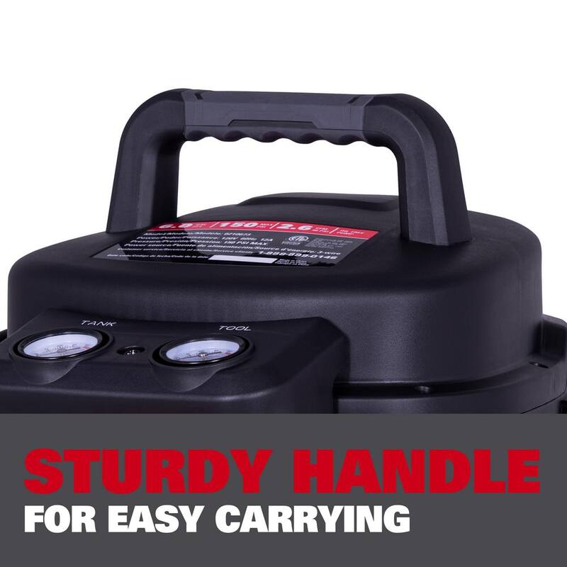 ECOMAX 6 Gal. 150 PSI Electric Pancake Air Compressor - AT01111P-06-04