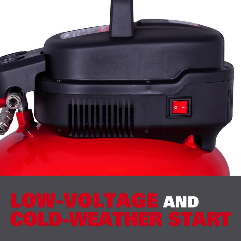 ECOMAX 6 Gal. 150 PSI Electric Pancake Air Compressor - AT01111P-06-04