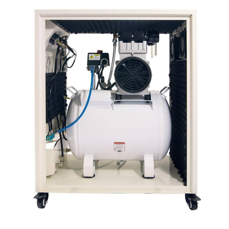 California Air Tools 10 gal. 2.0 HP Ultra Quiet and Oil-Free Electric Air Compressor in Sound Proof Cabinet - 10020SPC