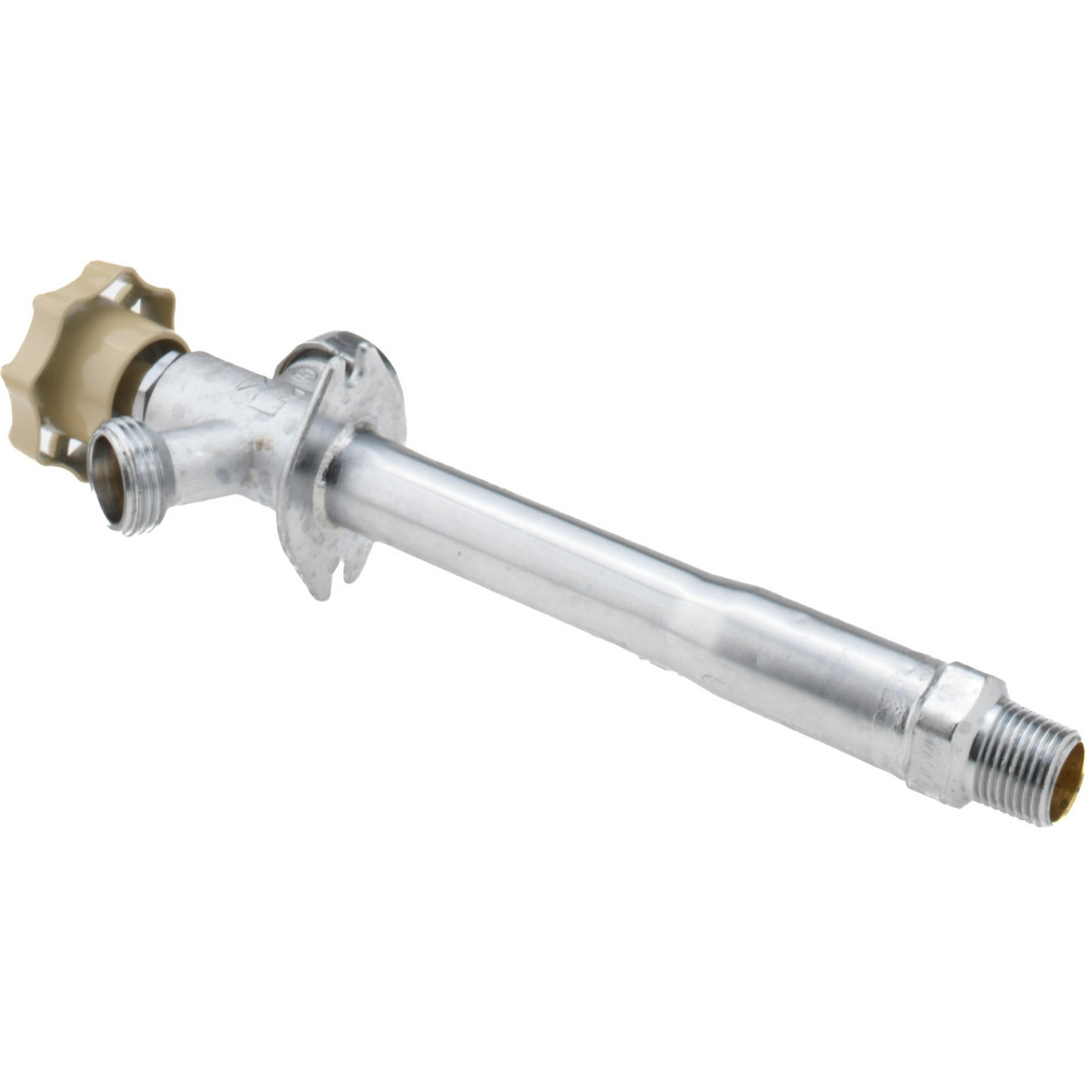 B&K Mueller 1/2" Pipe, 6" Long Shank, Chrome Plated Brass Antisiphon Frostfree Sillcock - 104-823HC
