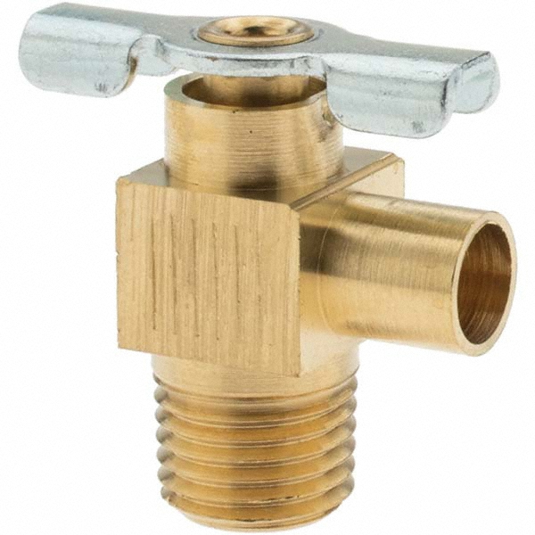 Parker 1/4" Pipe, Female Pipe to Female Pipe Drain Cock & Shutoff Valve - 11199