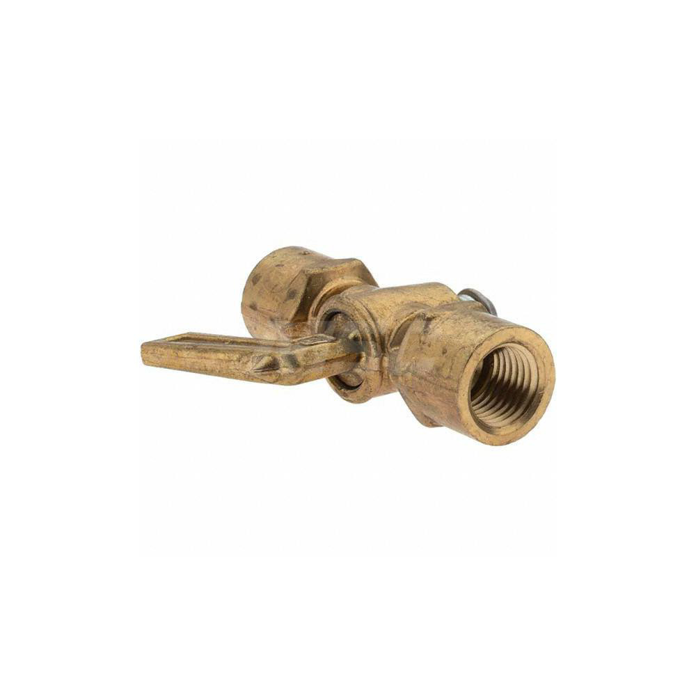 Parker 1/4" Pipe, Female Pipe to Female Pipe Drain Cock & Shutoff Valve - 11199