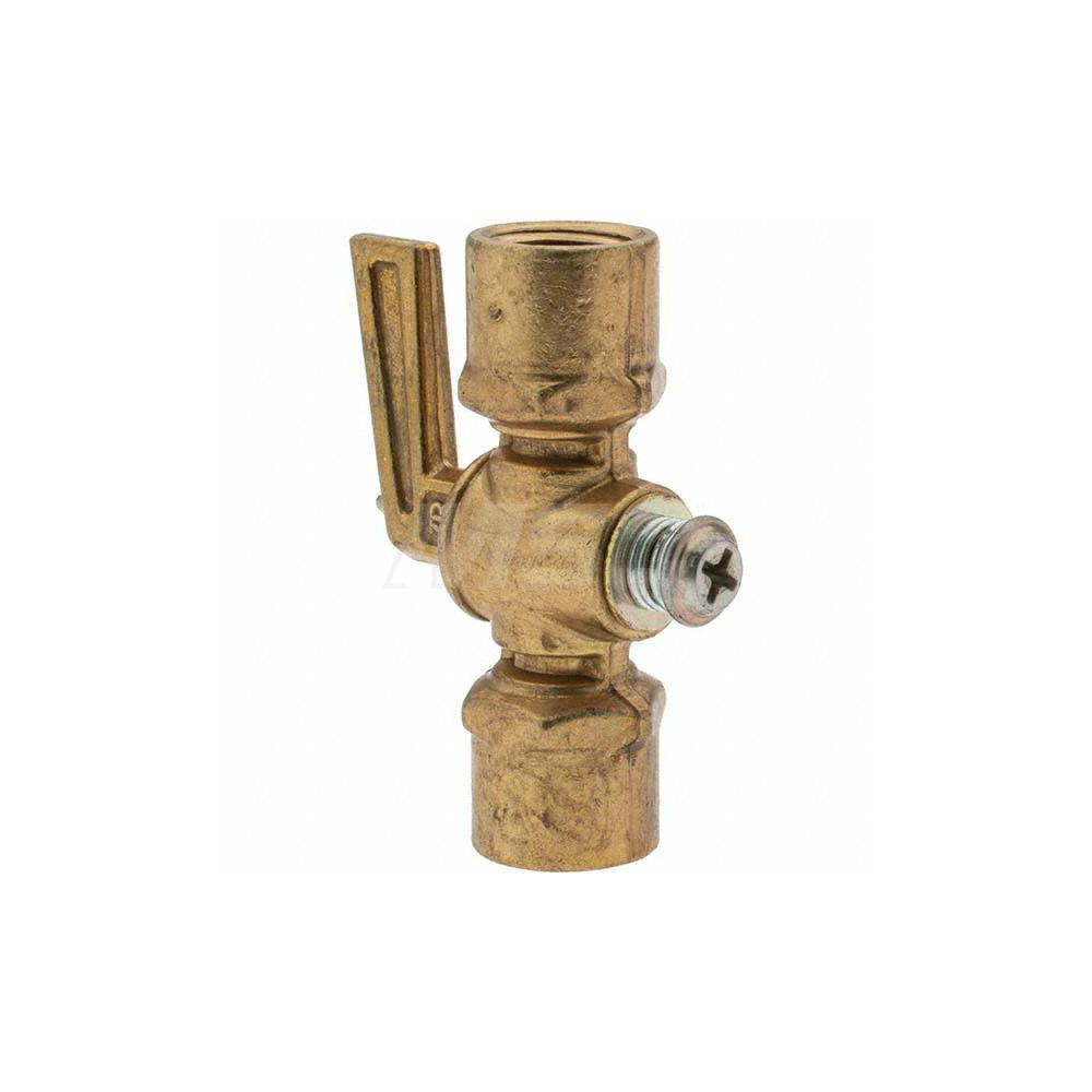 Parker 1/4" Pipe, Female Pipe to Female Pipe Drain Cock & Shutoff Valve - 11199