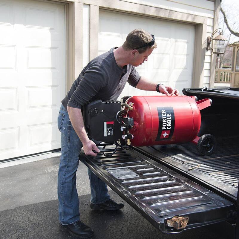 Porter-Cable 20 Gal. Vertical Portable Electric Air Compressor - PXCMF220VW
