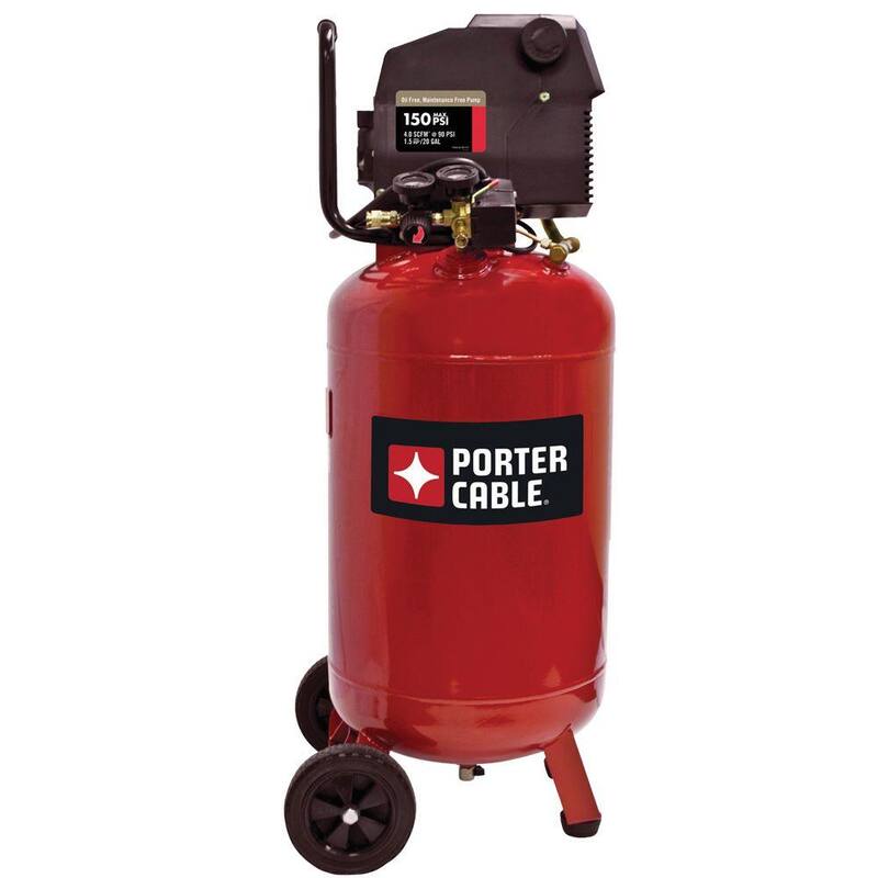 Porter-Cable 20 Gal. Vertical Portable Electric Air Compressor - PXCMF220VW