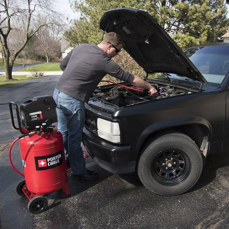 Porter-Cable 20 Gal. Vertical Portable Electric Air Compressor - PXCMF220VW