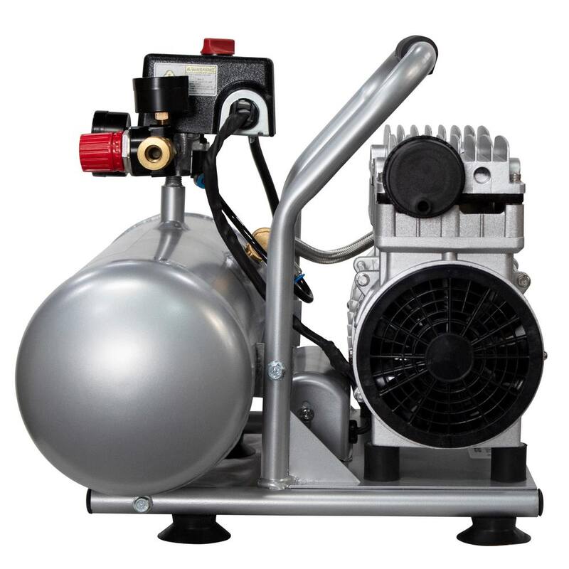 California Air Tools Industrial 2-Gal. 1 HP Ultra Quiet Oil-Free and Lightweight Electric Air Compressor - 2010ALFC