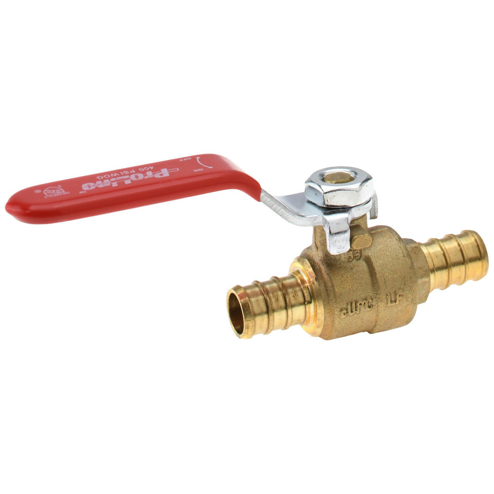 Value Collection Standard Manual Ball Valve: 1/2" Pipe, Full Port - 107-343NL