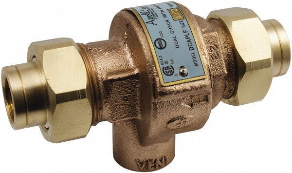 Conbraco 2 Thread, 175 psi WOG Rating, Bronze Reduced Pressure Backflow Preventer Valve - 4ALF208A2F