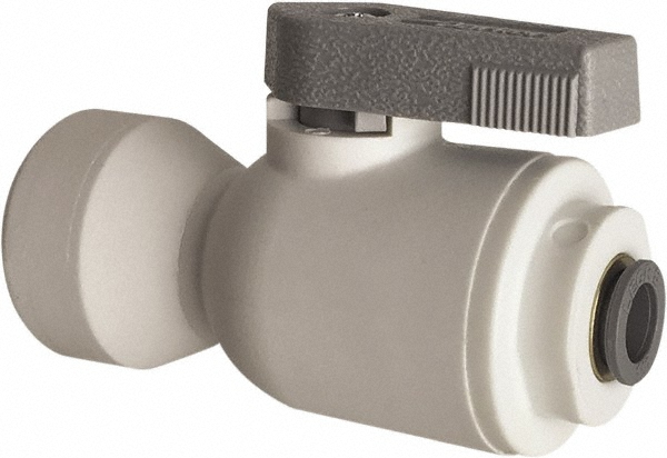 Parker Female Connector Bi-Directional Manual Ball Valve: 1/4" Pipe, Full Port - LFPP6VFC4