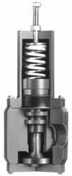 Plast-O-Matic 1" Pipe, NPTF End Connection, PVC Pressure Regulating Valve - PRHM100EP-PV